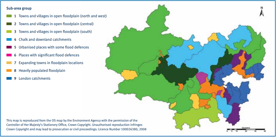 Thames Catchment Flood Management Sub-Area Grouping
