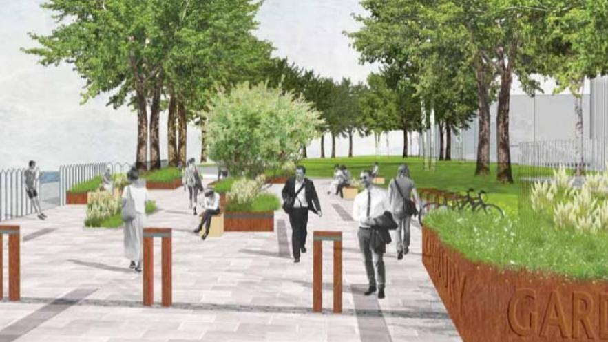 Illustration of Canbury Gardens development
