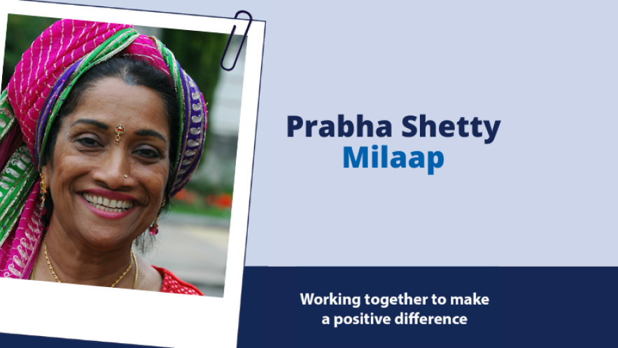 Prabha Shetty, volunteer at Milaap