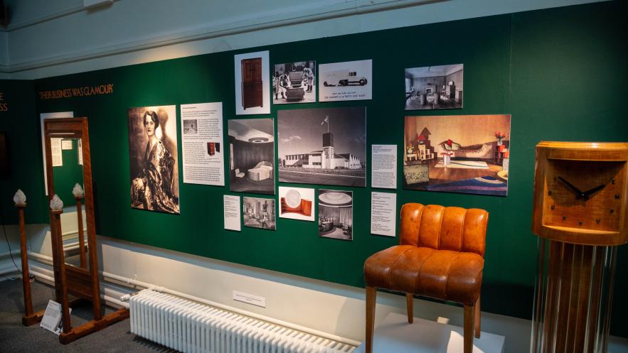 Wall display at Kingston Museum