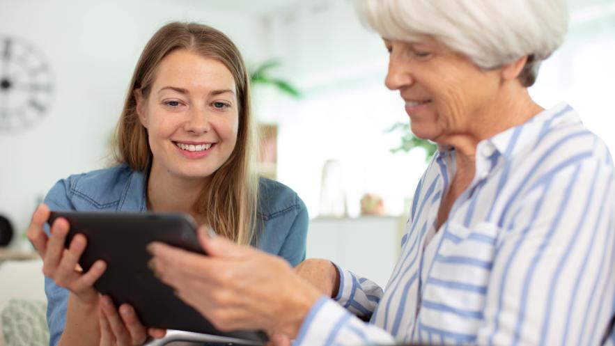 Promoting the safety and independence of residents through technology enabled social care