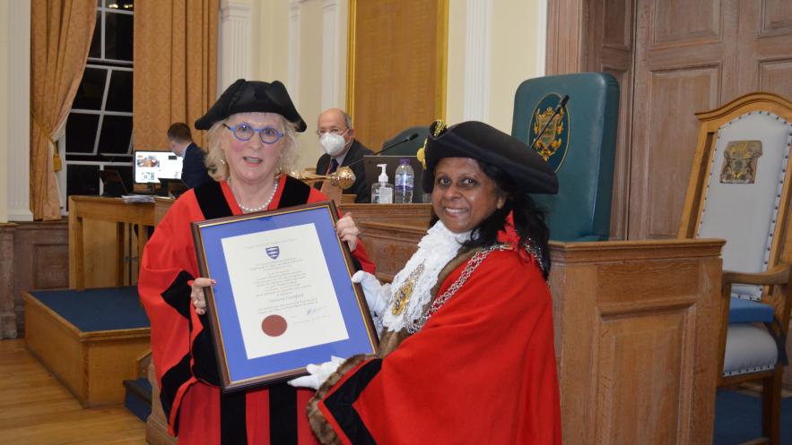 Former Chessington councillor made Honorary Alderman of Royal Borough of Kingston