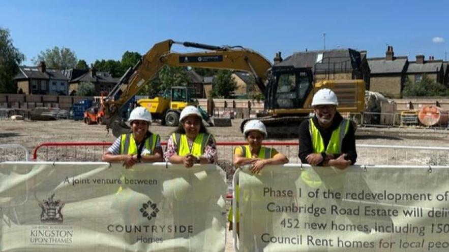 Construction begins on Kingston’s largest social housing programme in a generation
