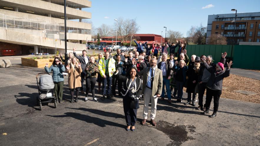 Council and community come together to bring New Malden’s Jubilee Square to life