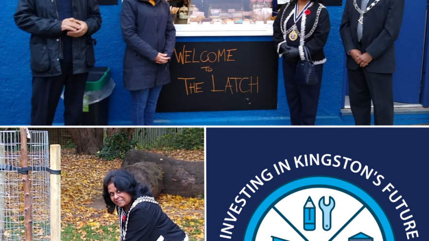 Mayor opens new community cafe in Latchmere Recreation Ground