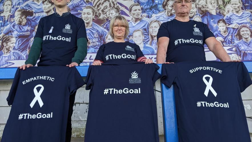 Kingston Council White Ribbon ambassadors proudly support #TheGoal 