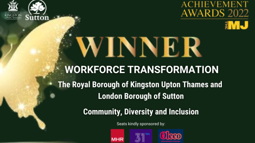 Kingston wins MJ Achievement Award for focus on Equality, Diversity and Inclusion to transform services for residents